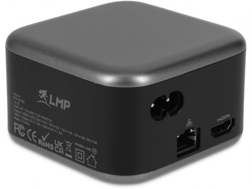 Station d'accueil USB-C 5 ports & adaptateur secteur 100 W LMP PowerDock Noir ADPLMP0038-04