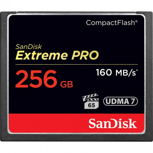 SanDisk Extreme Pro CF 256GB 160MB/s SDCFXPS-256G-X46 723081-03