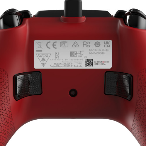 Turtle Beach REACT-R Controller rouge Xbox One, S/X Win 10/11 830097-012