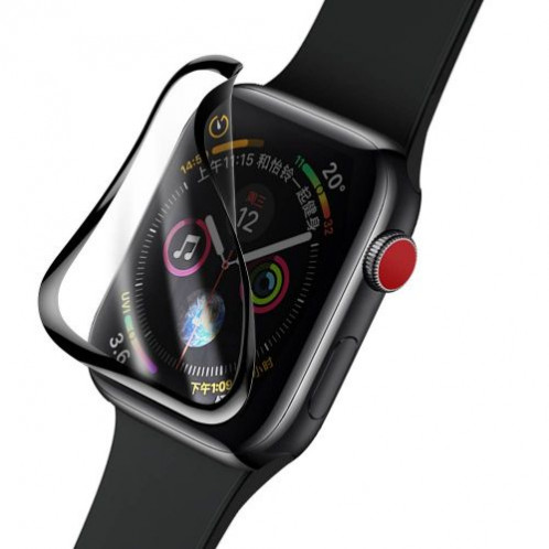 Baseus iWatch 0.2 mm, Full-screen curved T-Glass soft screen protector 44mm, Black (SGAPWA4-H01) DA18940-016