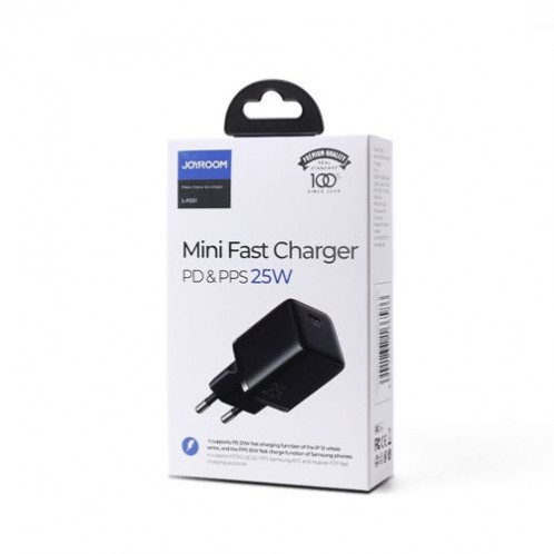 Joyroom Travel Charger Mini Type-C, PPS, PD 25W, Black EU (L-P251) DO699836-09