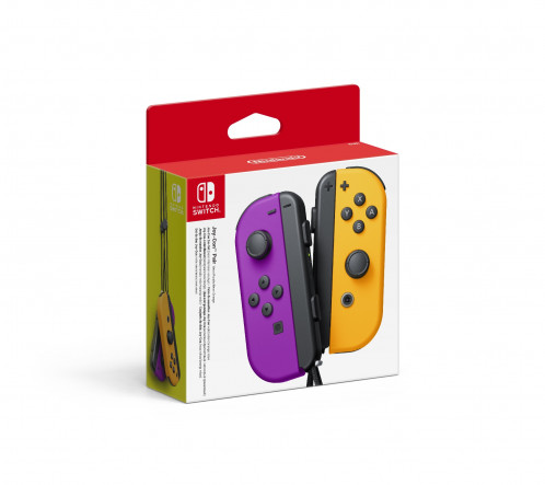 Nintendo Joy-Con 2er kit Neon Lila / Neon orange 482792-04