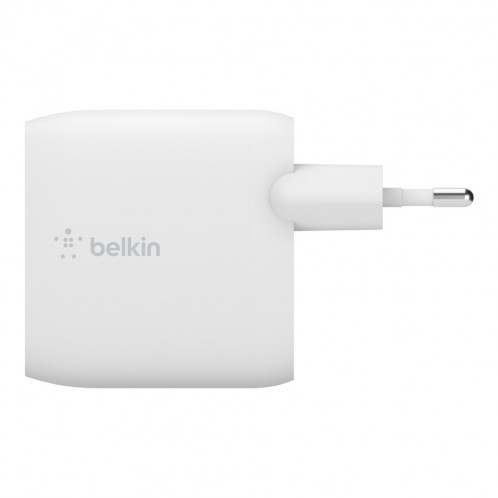 Belkin Dual USB-A chargeur, 24W blanc WCB002vfWH 528754-04