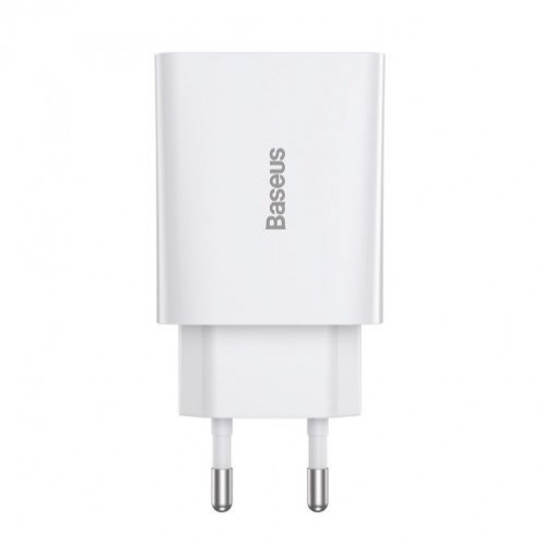 Baseus Travel Charger Speed Mini 1C Quick Charger 20W EU White (CCFS-SN02) DA582616-015