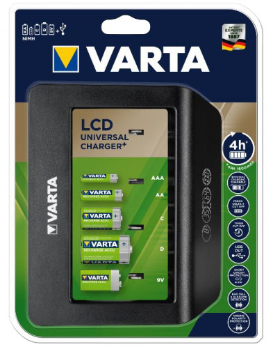 Varta LCD Universel Chargeur + sans montage de batterie 529979-00