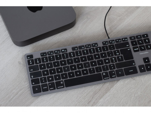 Novodio Touch Keyboard USB-A Gris Sidéral Clavier AZERTY Mac PENNVO0014-04