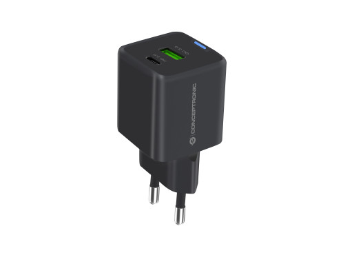 Conceptronic ALTHEA15B Chargeur 2-Port 20W GaN USB PD 165729-03