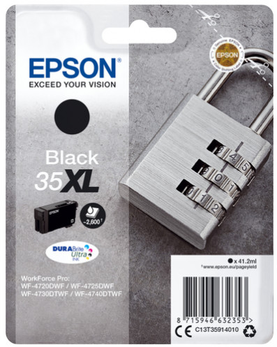 Epson noir DURABrite Ultra Ink 35 XL T 3591 285868-03