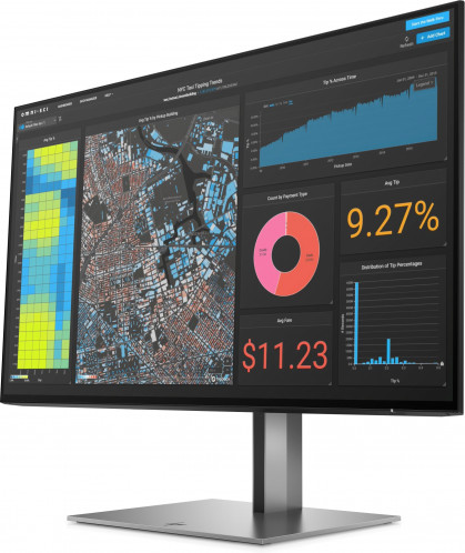 HP Z24f G3 23.8'' 16:9 FHD IPS Monitor Silver (1920x1080)HA/TI/PI/2xDP/HDMI/USB HUB/VESA XP2340206D1432-07