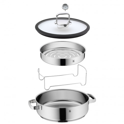 WMF Vitalis Cuiser-Vapeur avec Couvercle en verre 28cm 504800-011
