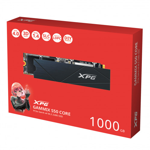 ADATA-XPD SSD Gammix S50 1TB M.2 PCI Gen.4 R/W 3500/2200 121265-012