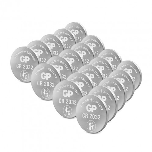 1x20 GP CR 2032 Lithium 3V Piles bouton 0602032C20 801978-06