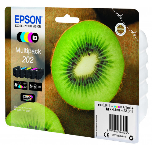 Epson Multipack Claria Premium T 202 BK/PB/C/M/Y T 02E7 322667-00