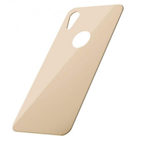Baseus iPhone Xr 0.3 mm Full coverage curved T-Glass rear Protector Gold (SGAPIPH61-BM0V) DA012776-09