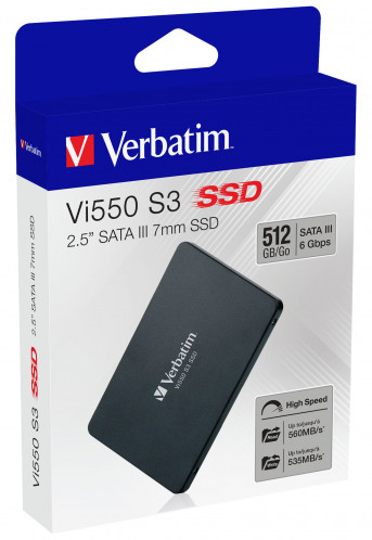 Verbatim Vi550 S3 2,5 SSD 512GB SATA III 49352 426722-00