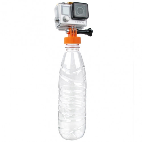 TMC HR383 Surfing Plastique Bouteille Monture supérieure Adaptateur pour Trépied pour GOPRO HERO4 Session / 4/3 + / 3/2/1, Diamètre intérieur: 28.5mm (Orange) ST325E9-00