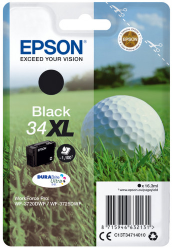 Epson noir DURABrite Ultra Ink 34 XL T 3471 285770-03