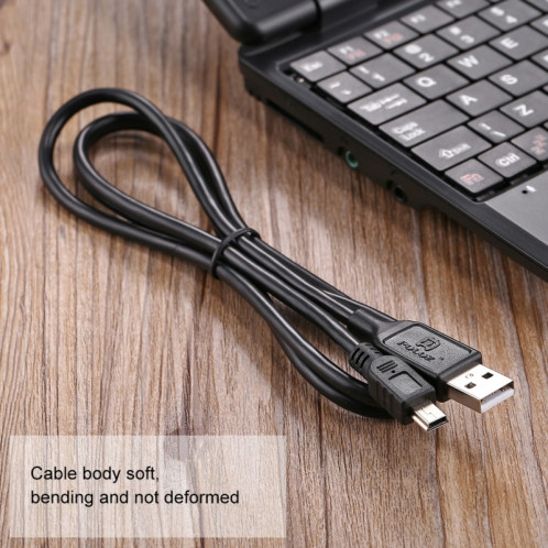 PULUZ Mini 5pin USB Sync Data Charging Cable pour GoPro HERO4 / 3 + / 3, Longueur: 1m SPPU800-05