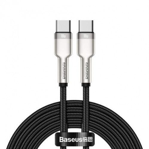 Baseus Type-C Type-C cable Cafule Series Metal Fast charge/data 100W (20V/5A) 2m Black (CATJK-D01) DA442698-011