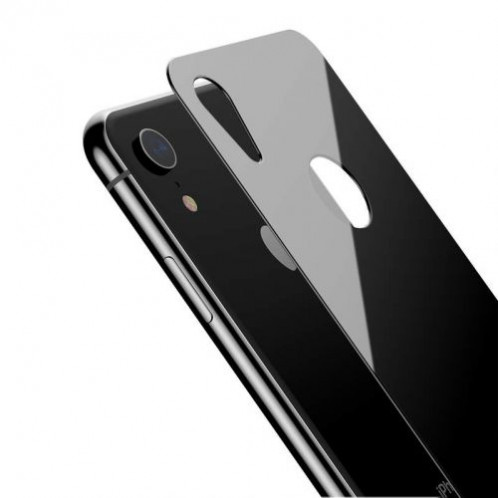 Baseus iPhone Xr 0.3 mm Full coverage curved T-Glass rear Protector Black (SGAPIPH61-BM01) DA012996-09