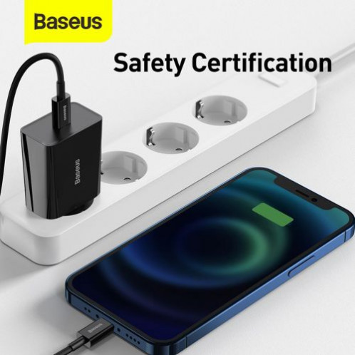 Baseus Travel Charger Speed Mini 1C Quick Charger 20W EU Black (CCFS-SN01) DA578724-015