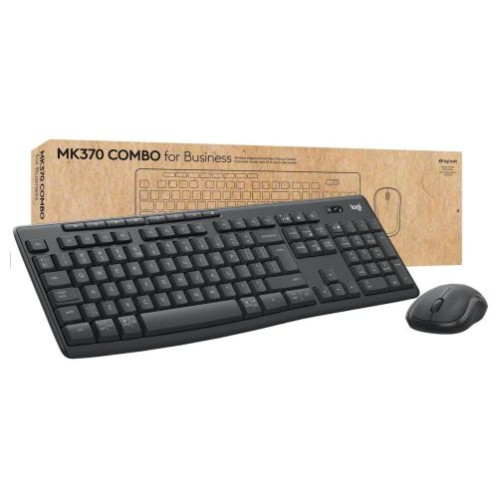 Logitech Wireless Keyboard DE (QWERTZ) and Mouse Combo MK370 Black EU (920-012065) DO2600679-01