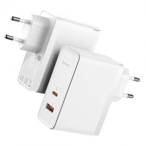 Baseus Travel Charger GaN5 Pro Quick wall charger C+U, PD3.0, QC4.0 +, AFC, 100W EU White (CCGP090202) DA3508372-024