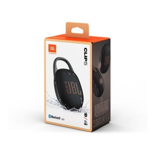 JBL CLIP 5 Bluetooth Wireless Speaker Black EU DB4190467-05