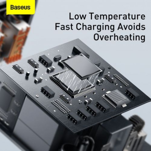 Baseus Travel Charger Compact Quick Charger U+U+C PD3.0, QC 3.0 30W EU Black (CCXJ-E01) DA897422-015