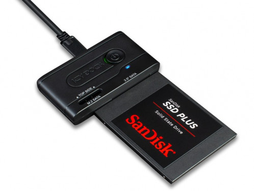ICY DOCK EZ-Adapter MB031U-1SMB Adaptateur USB-A pour HDD/SSD 2,5" et M.2 SATA ADPICD0002-04