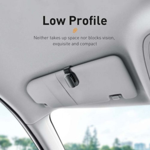 Baseus Car Tool Platinum Vehicle eyewear clip (Clamping type) Black (ACYJN-B01) DA377820-010