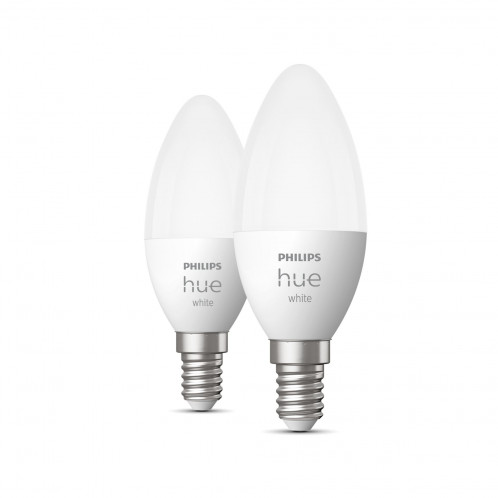 Philips Hue LED lampe E14 lot de 2, 5,5W 470lm blanc 840919-03