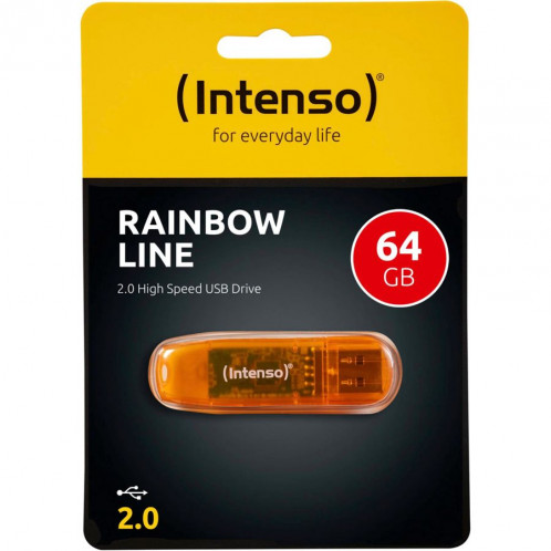 6x1 Intenso Rainbow Line 64GB USB Stick 2.0 447519-04