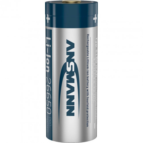 Ansmann Li-Ion 26650 5100mAh 3,6V prise micro-USB 1307-0012 777233-05