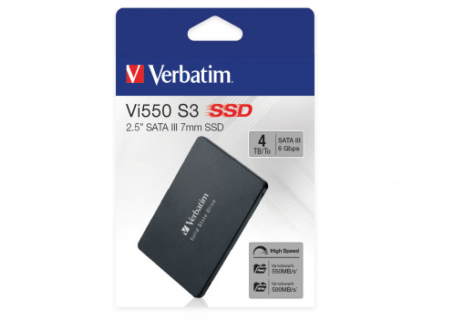 Verbatim Vi550 S3 2,5 SSD 4TB SATA III 49355 828683-08