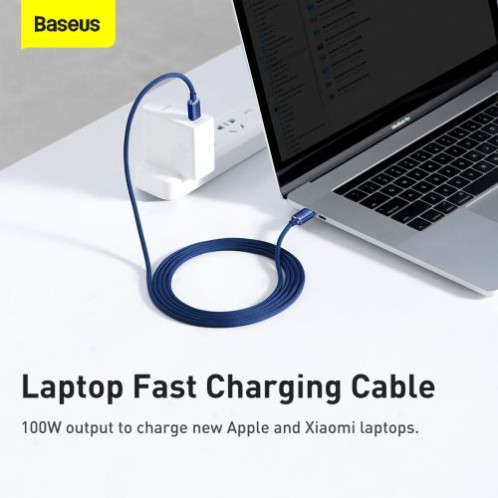 Baseus Type-C Type-C Crystal Shine series fast charging data cable, 100W, 2m, Blue (CAJY000703) DA371155-013