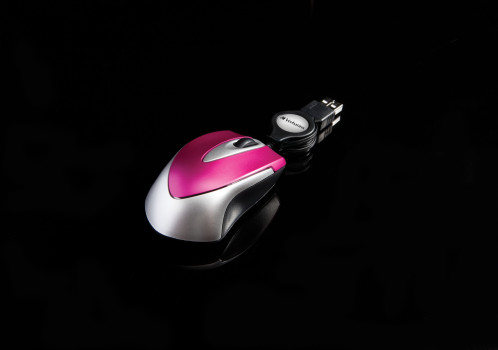 Verbatim Go mini optical Souris de voyage, Pink 49021 625732-05