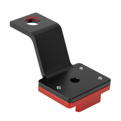 PULUZ Fixed Metal Support Support de moto pour GoPro HERO5 / 4/3 + / 3/2/1 (Rouge) SP171R5-07