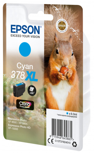 Epson cyan Claria Photo HD 378 XL T 3792 322947-04