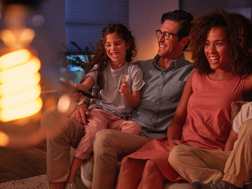 Philips Hue blanc Filament E27 Globe G93 550lm 843075-07