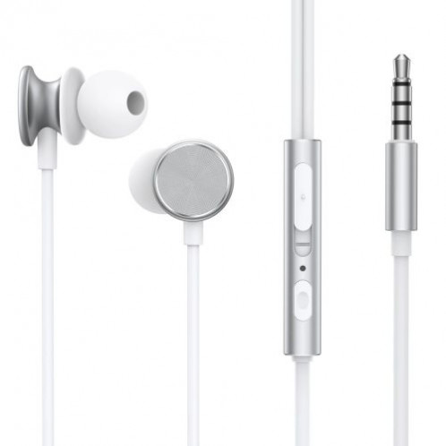 Joyroom Earphone Wired, In-Ear Headphones with Remote and Microphone, 3.5mm Jack, Silver (JR-EW03) DO250938-01