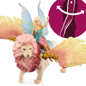 Schleich bayala 70714 Elfe à dos de lion ailé 607322-010