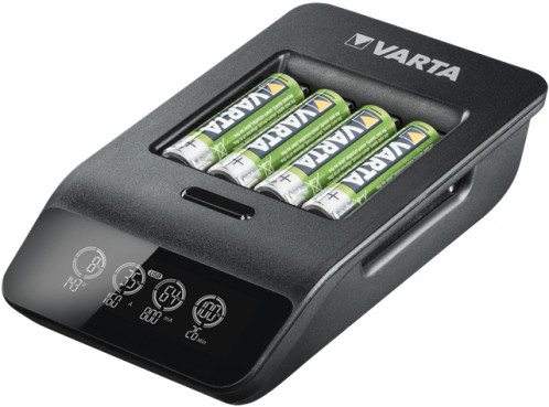 Varta LCD Smart Chargeur + incl. 4 batteries 2100 mAh AA 529993-05