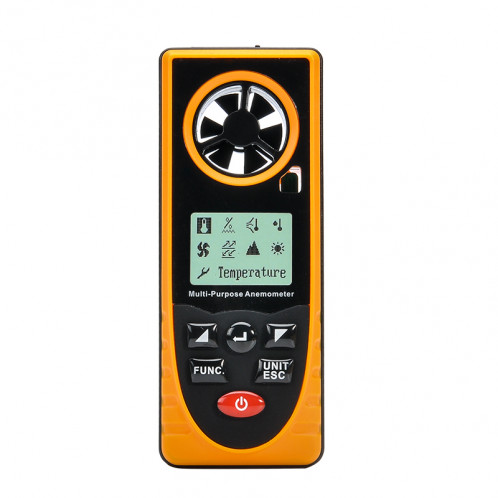 Portable polyvalent anémomètre Vitesse du vent, température, humidité, Wind Chill, Point de rosée + Plus CP6078-00