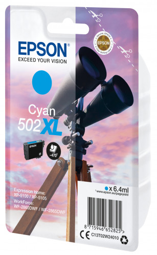 Epson cyan 502 XL T 02W2 369266-03