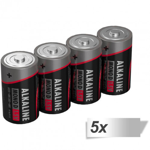 5x4 Ansmann Alcaline Mono D LR 20 red-line 5015581 486740-02