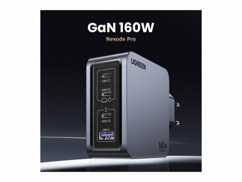 UGREEN Nexode Pro 160W GaN Charger with USB-C Cable 859763-07