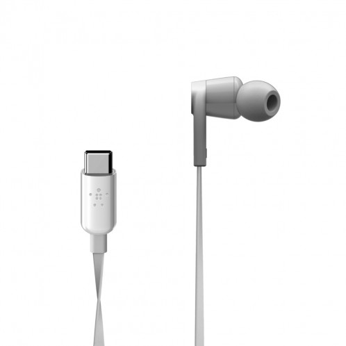 Belkin Rockstar In-Ear Evouteurs USB-C Connecteur ws.G3H0002btWHT 500950-06