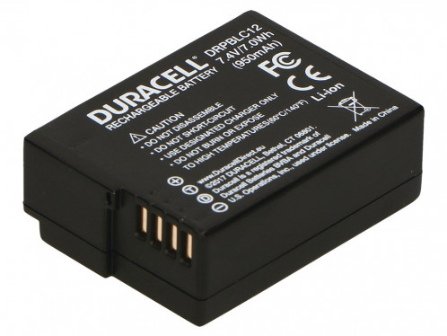 Duracell Li-Ion 950 mAh pour Panasonic DMW-BLC12 279344-05