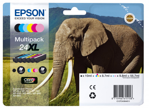 Epson Multipack XL Claria Photo HD BK/C/M/Y/LC/LM T 243 T 2438 170277-03